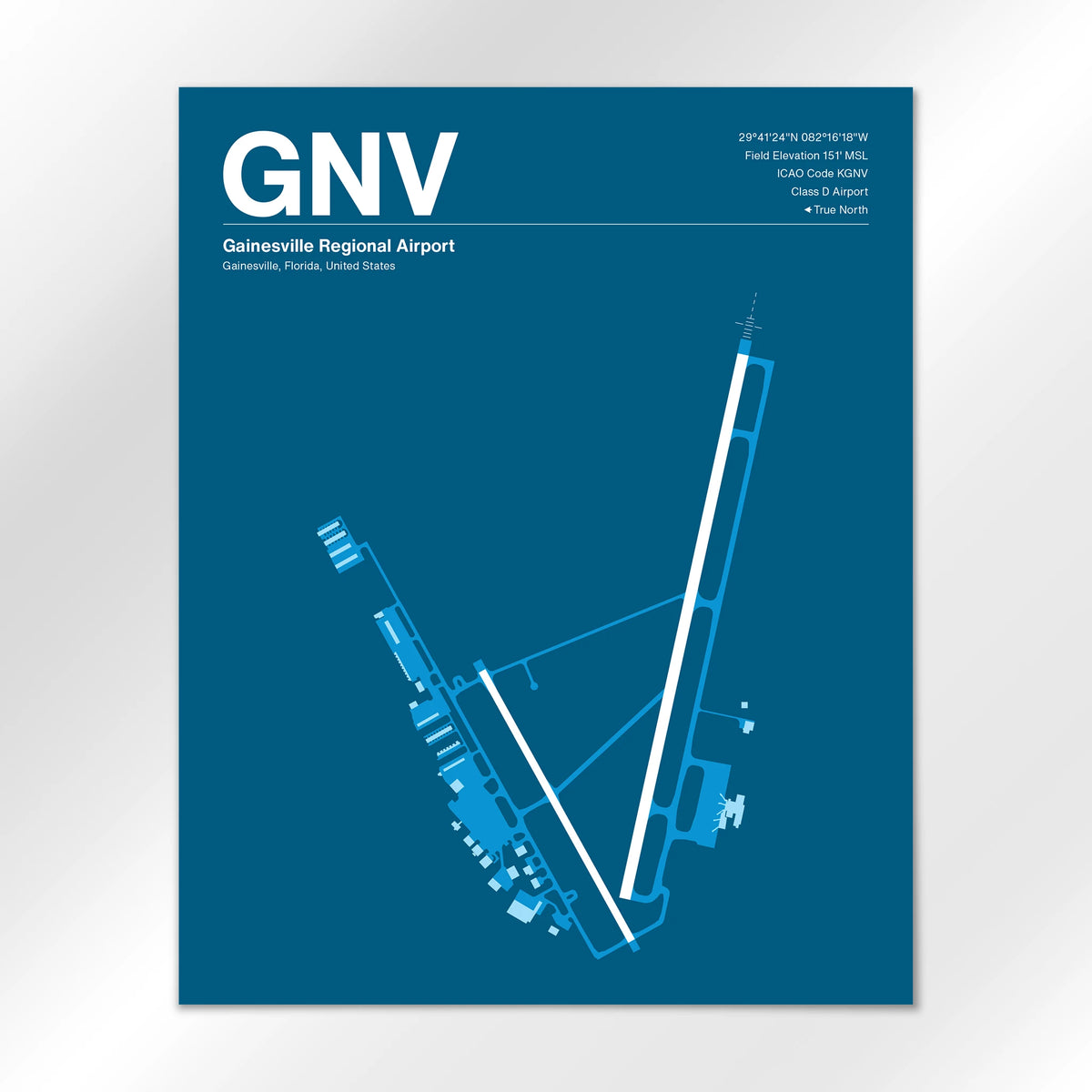 GNV Airport Diagram