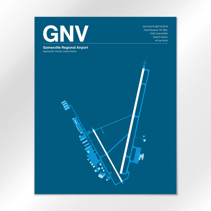GNV Airport Diagram