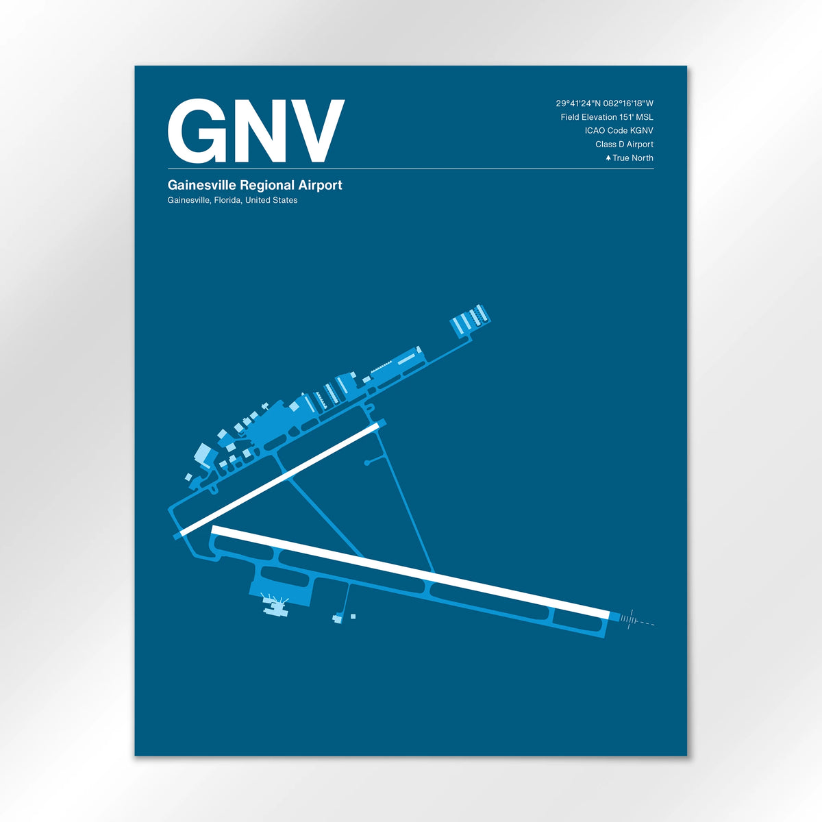 GNV Airport Diagram