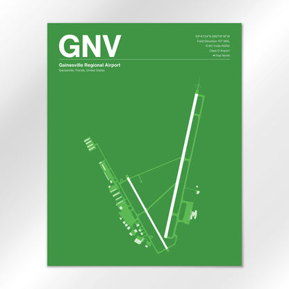 GNV Airport Diagram