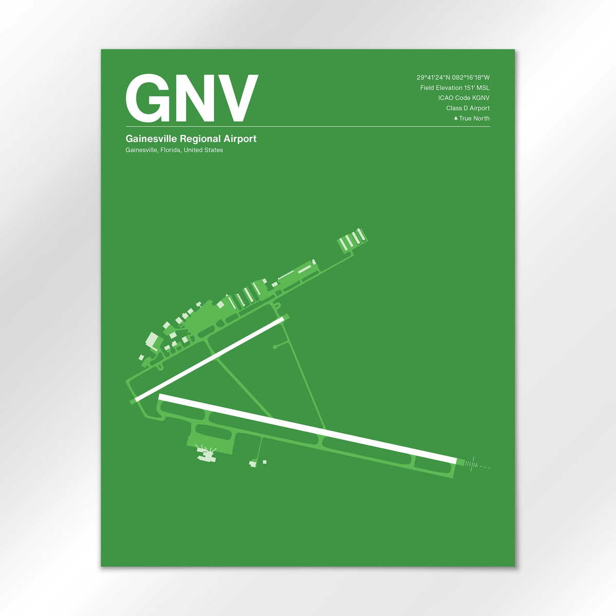 GNV Airport Diagram