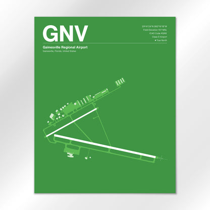 GNV Airport Diagram