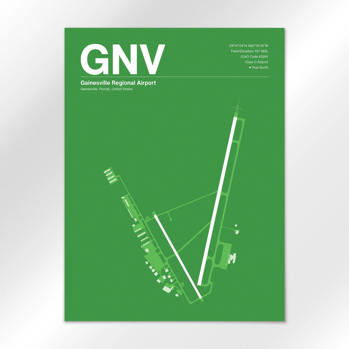 GNV Airport Diagram