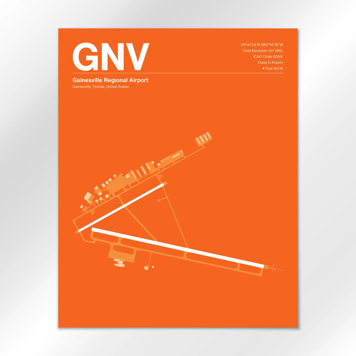 GNV Airport Diagram