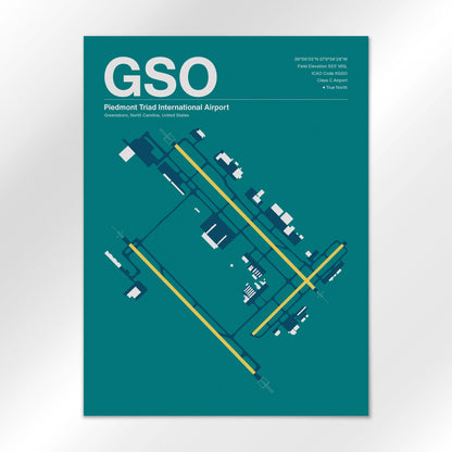GSO Airport Diagram