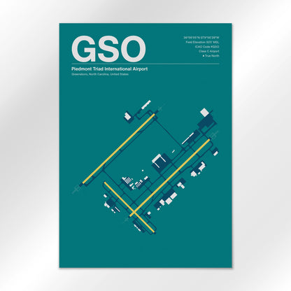 GSO Airport Diagram
