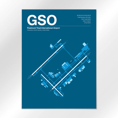 GSO Airport Diagram