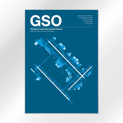 GSO Airport Diagram