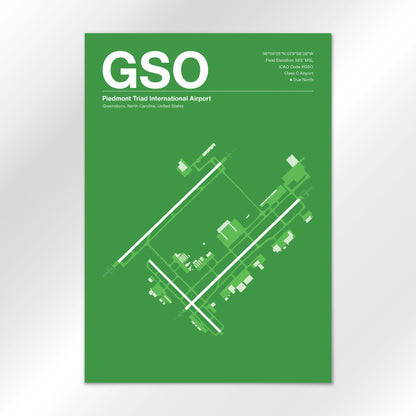 GSO Airport Diagram