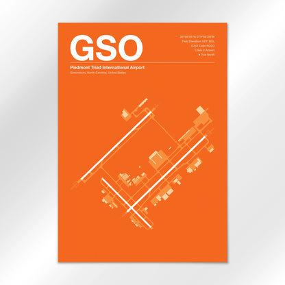 GSO Airport Diagram