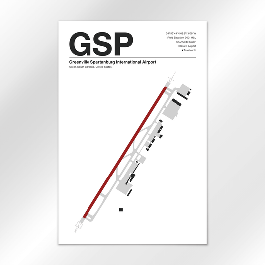 GSP | Greer - Mid - Century Modern - 12×18" - No Frame