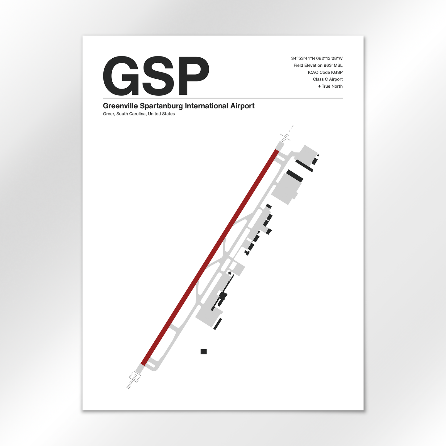 GSP Airport Diagram