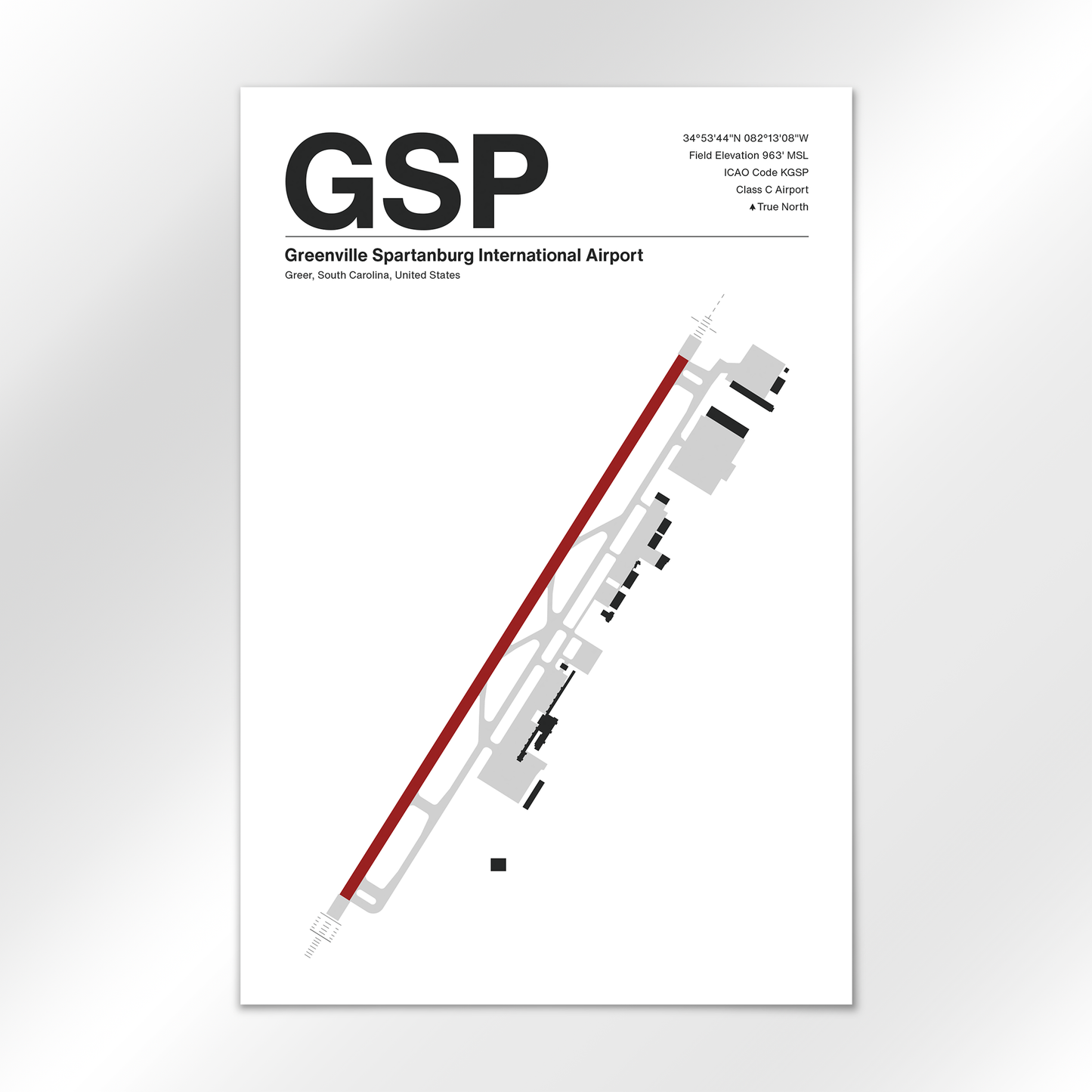 GSP Airport Diagram