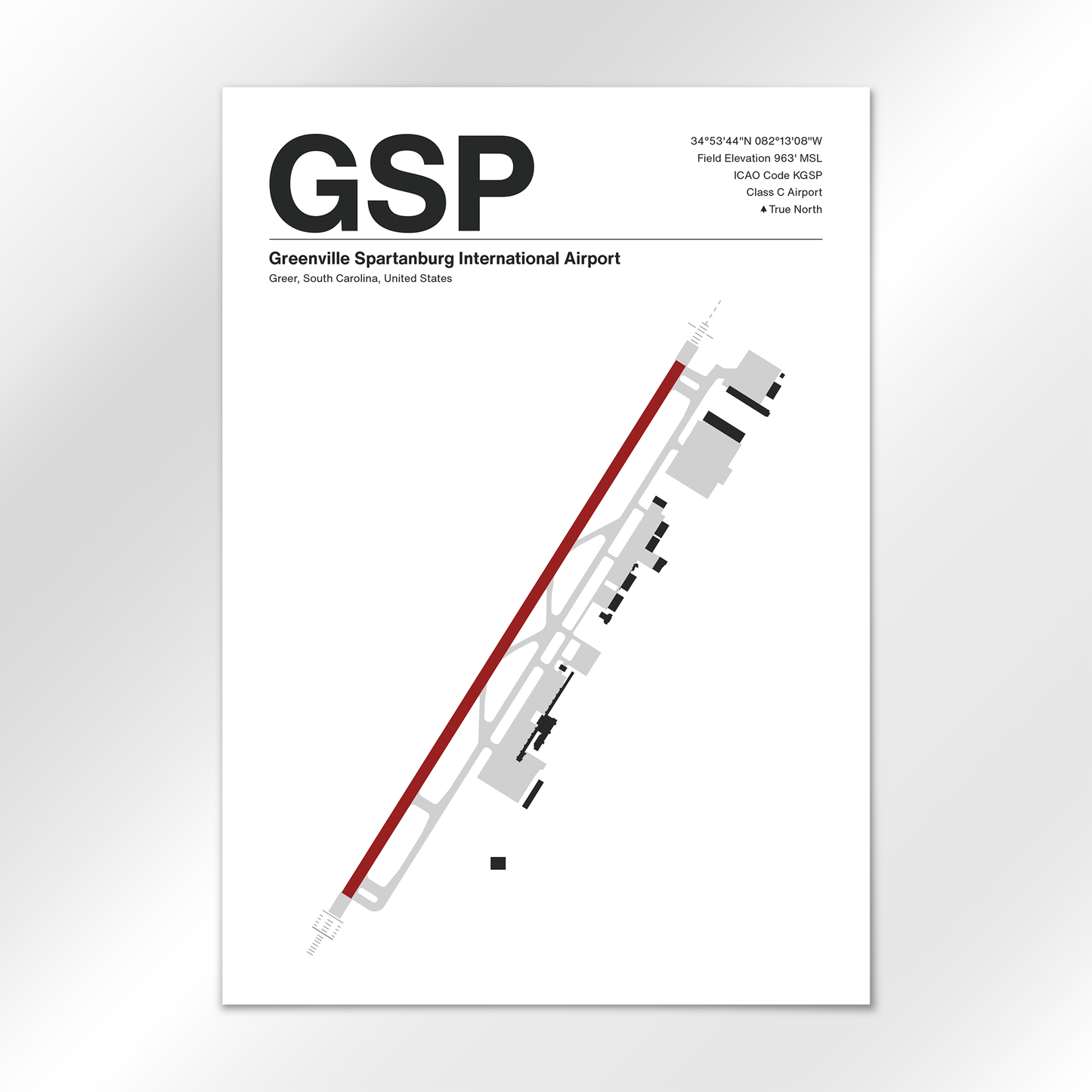 GSP Airport Diagram