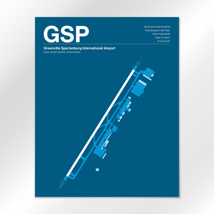 GSP Airport Diagram