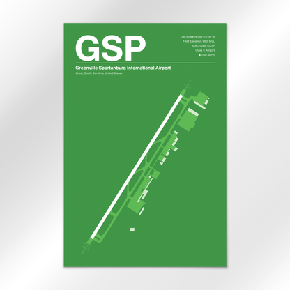 GSP Airport Diagram