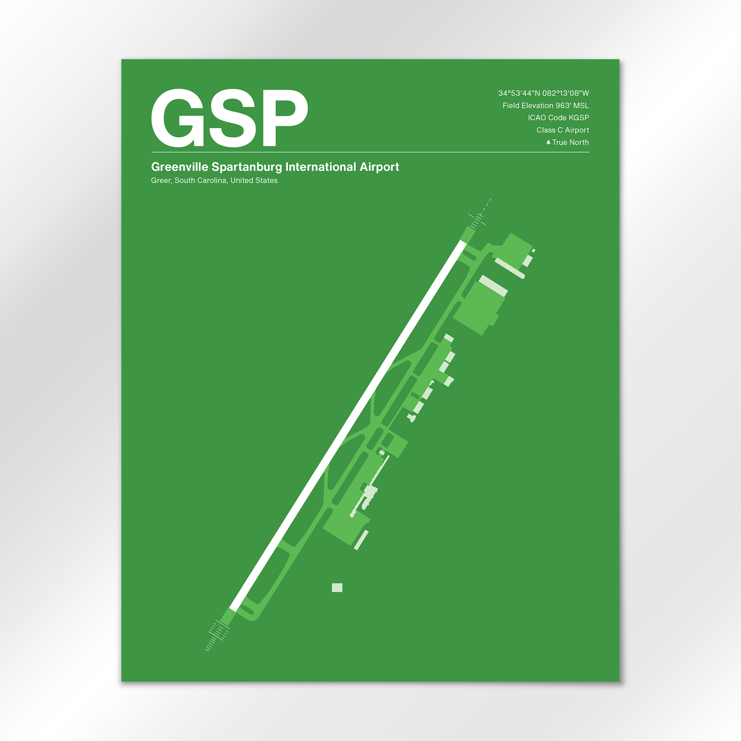 GSP Airport Diagram