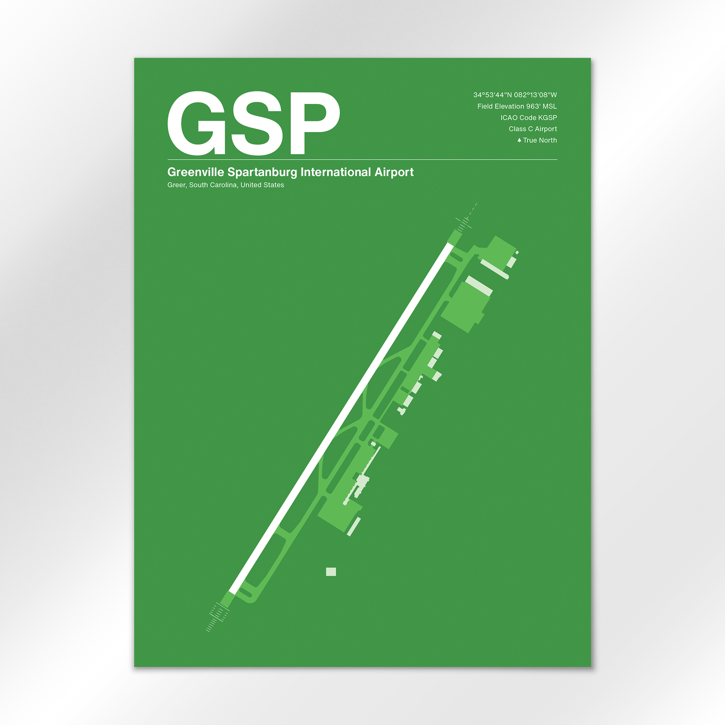 GSP Airport Diagram