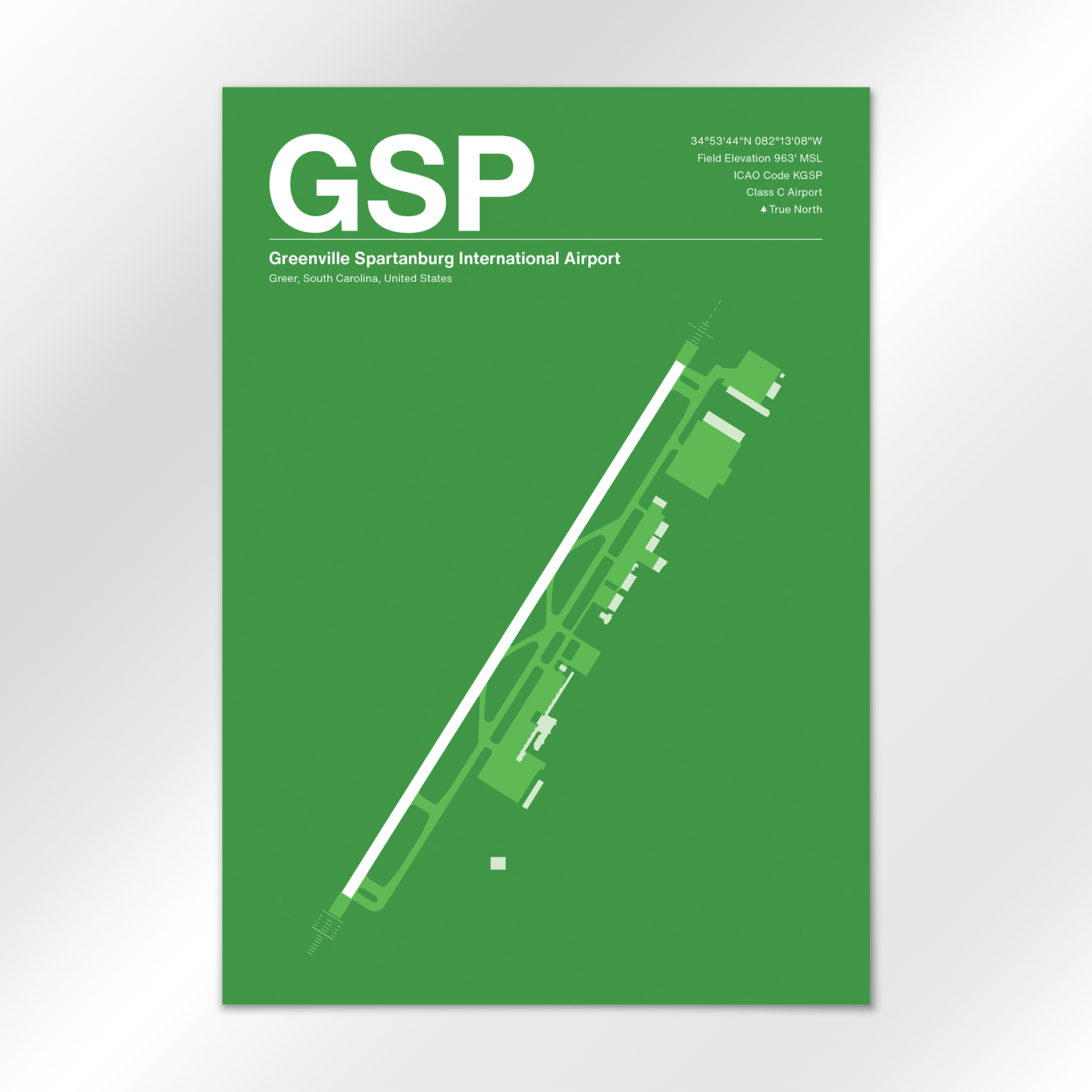 GSP Airport Diagram
