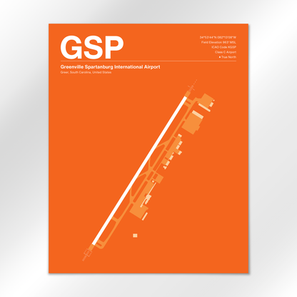 GSP Airport Diagram