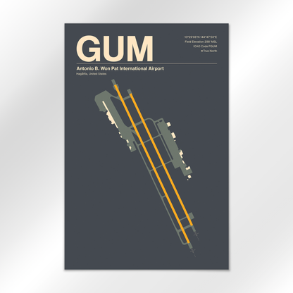 GUM Airport Diagram