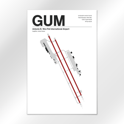 GUM Airport Diagram