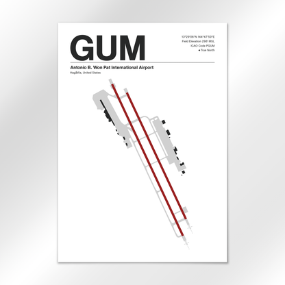 GUM Airport Diagram