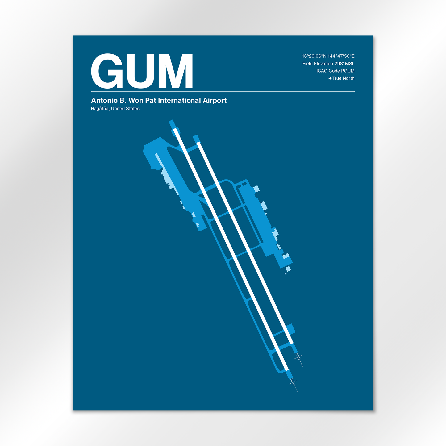 GUM Airport Diagram