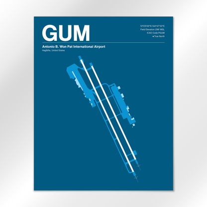 GUM Airport Diagram
