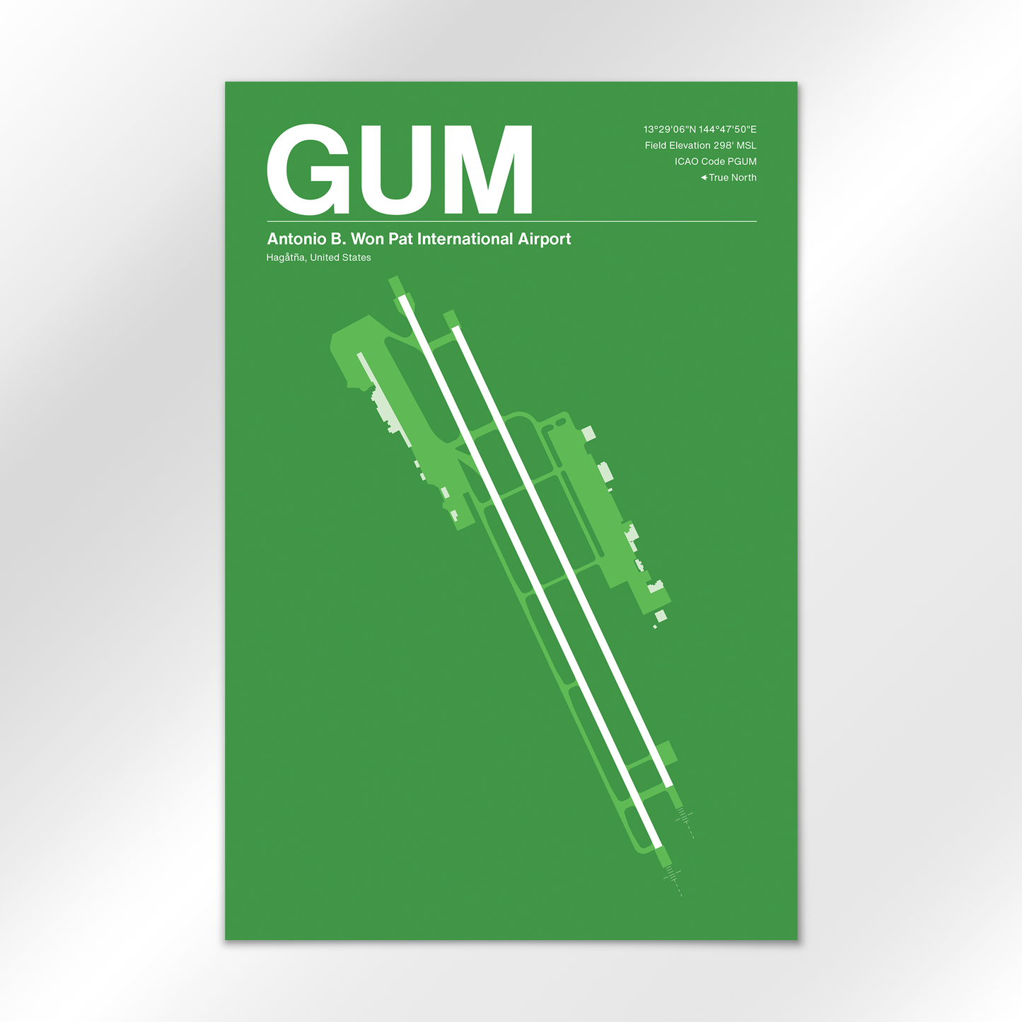 GUM Airport Diagram