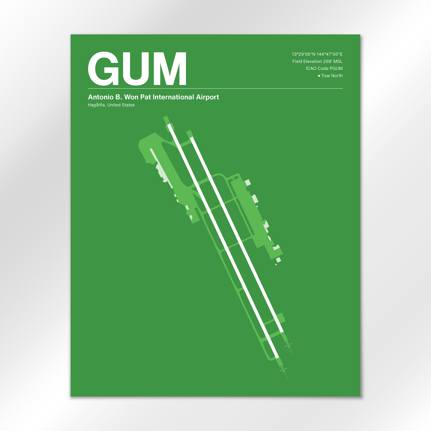 GUM Airport Diagram