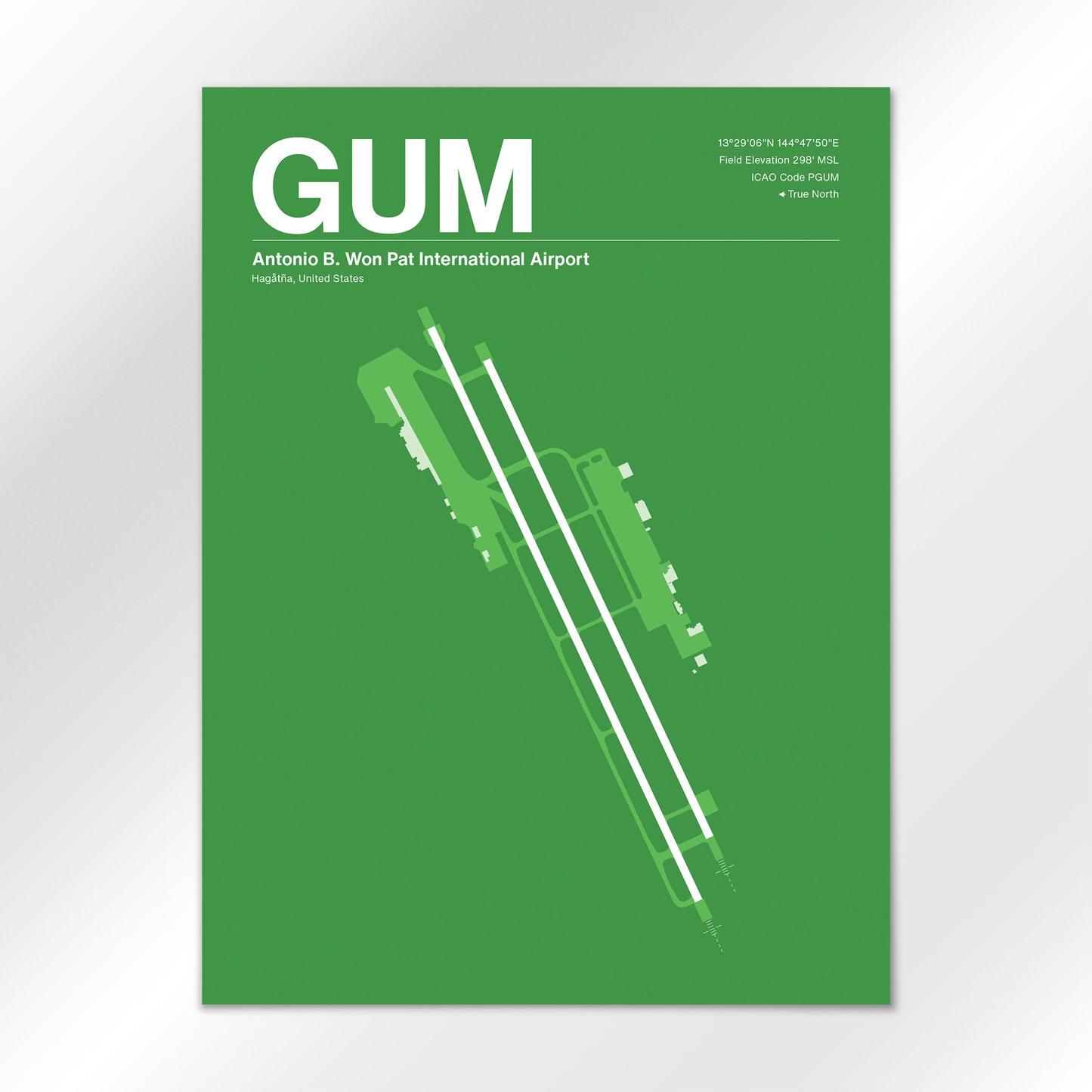 GUM Airport Diagram