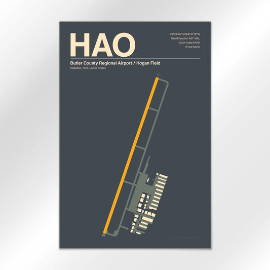 HAO | Hamilton - Mid - Century Slate - 12×18" - No Frame