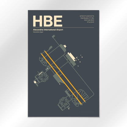HBE Airport Diagram