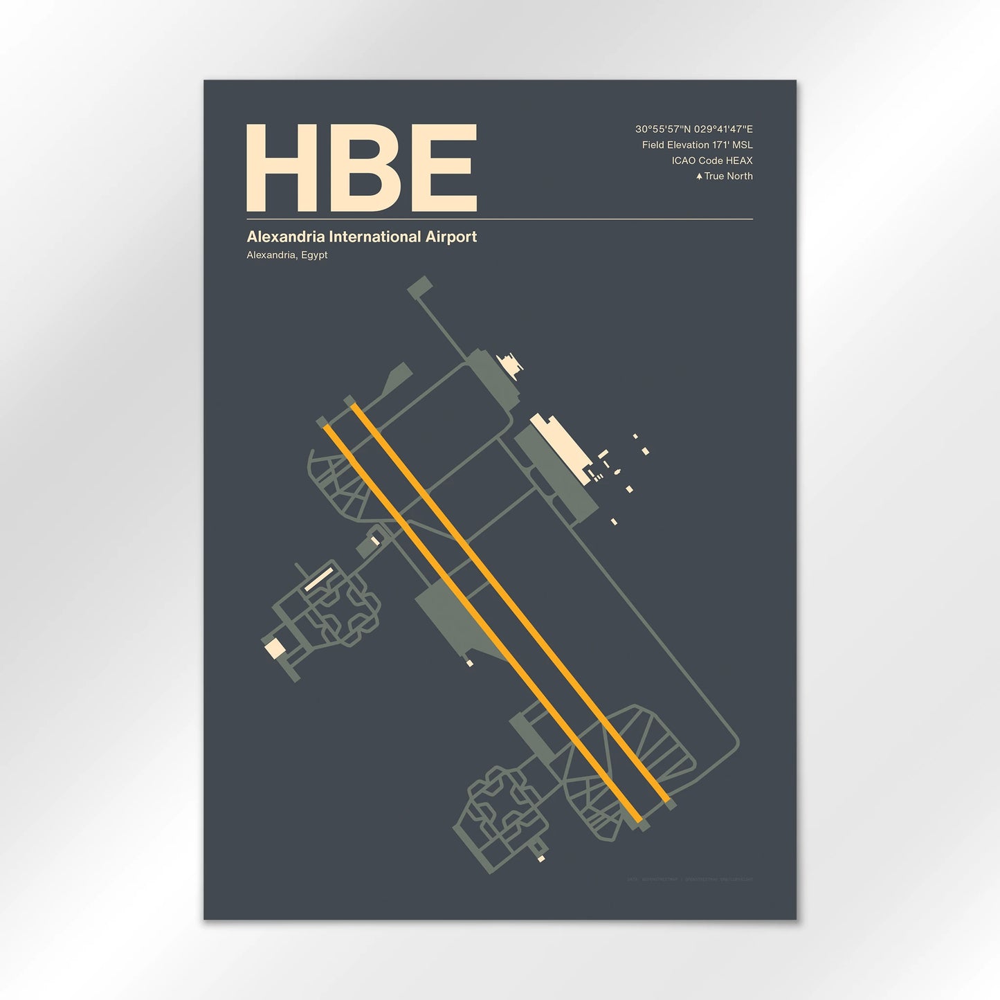 HBE Airport Diagram