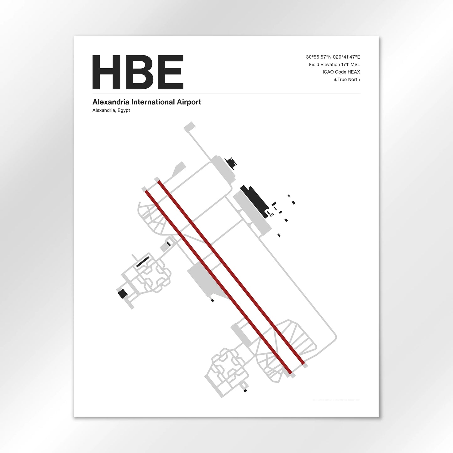 HBE Airport Diagram