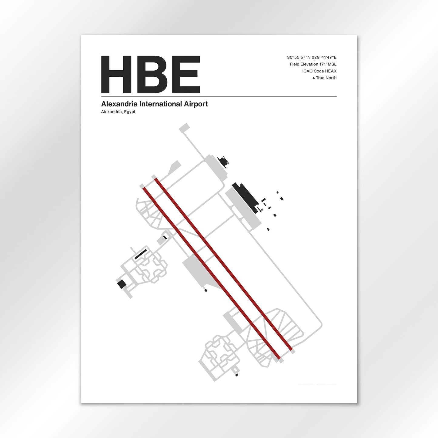 HBE Airport Diagram