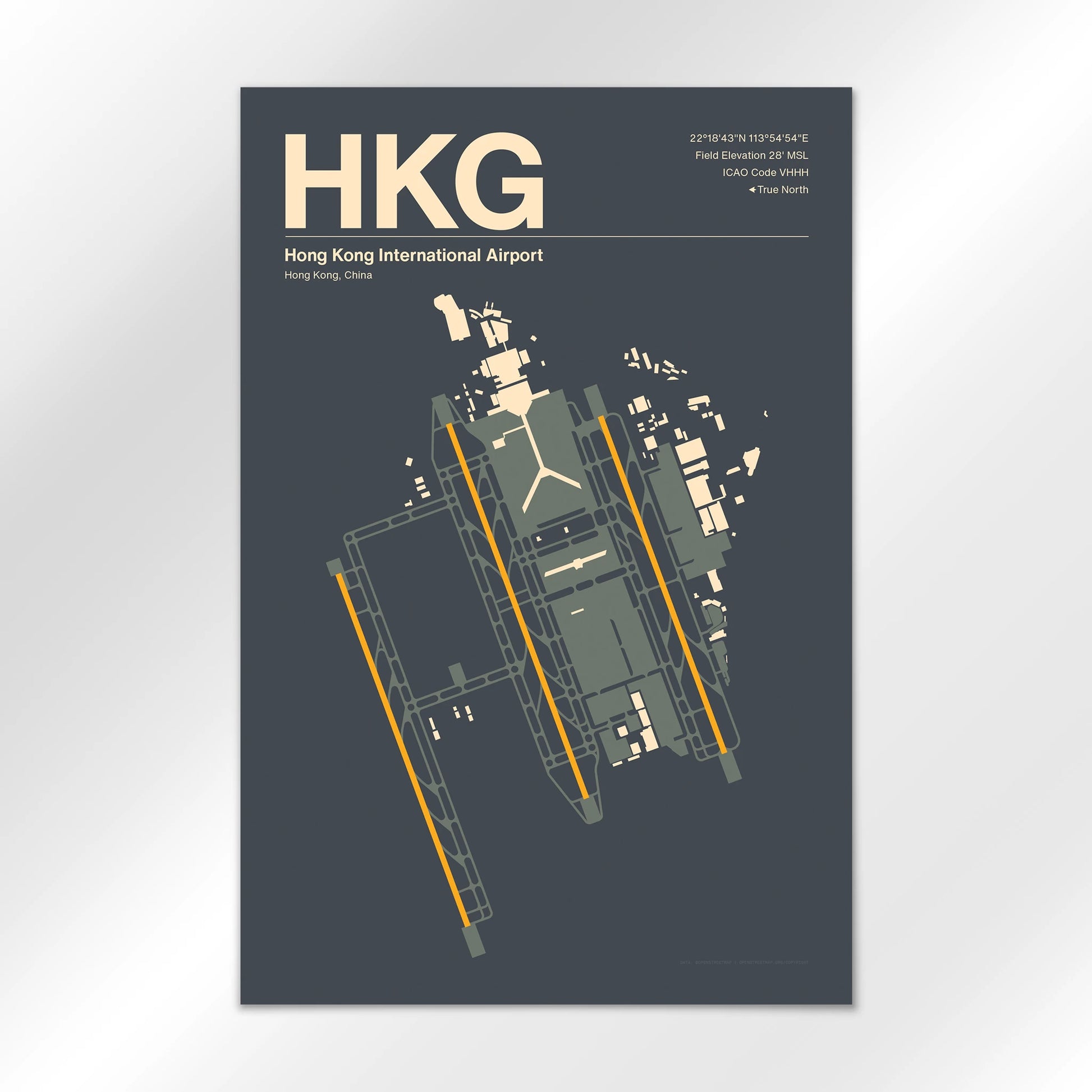 HKG Airport Diagram