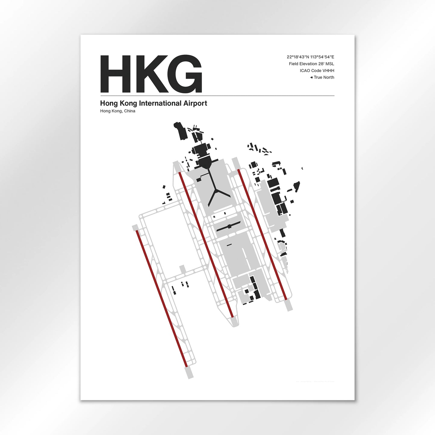 HKG Airport Diagram