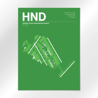 HND | Tokyo - Overland Green - 18×24" - No Frame