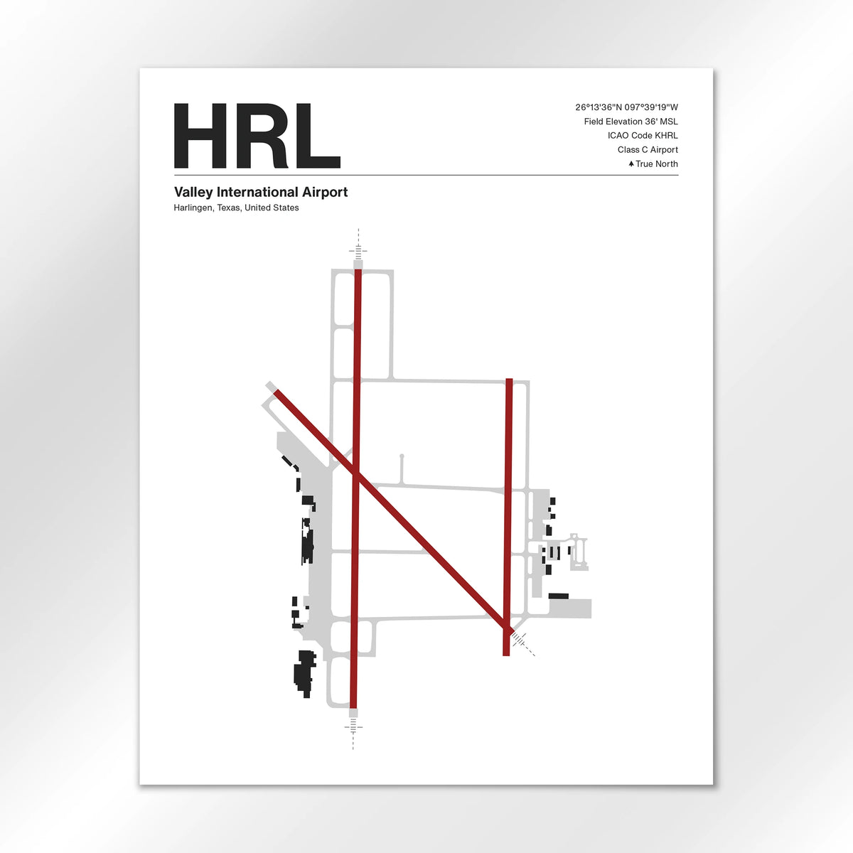 HRL Airport Diagram