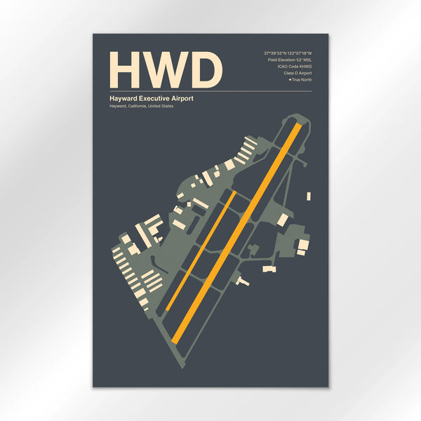 HWD Airport Diagram