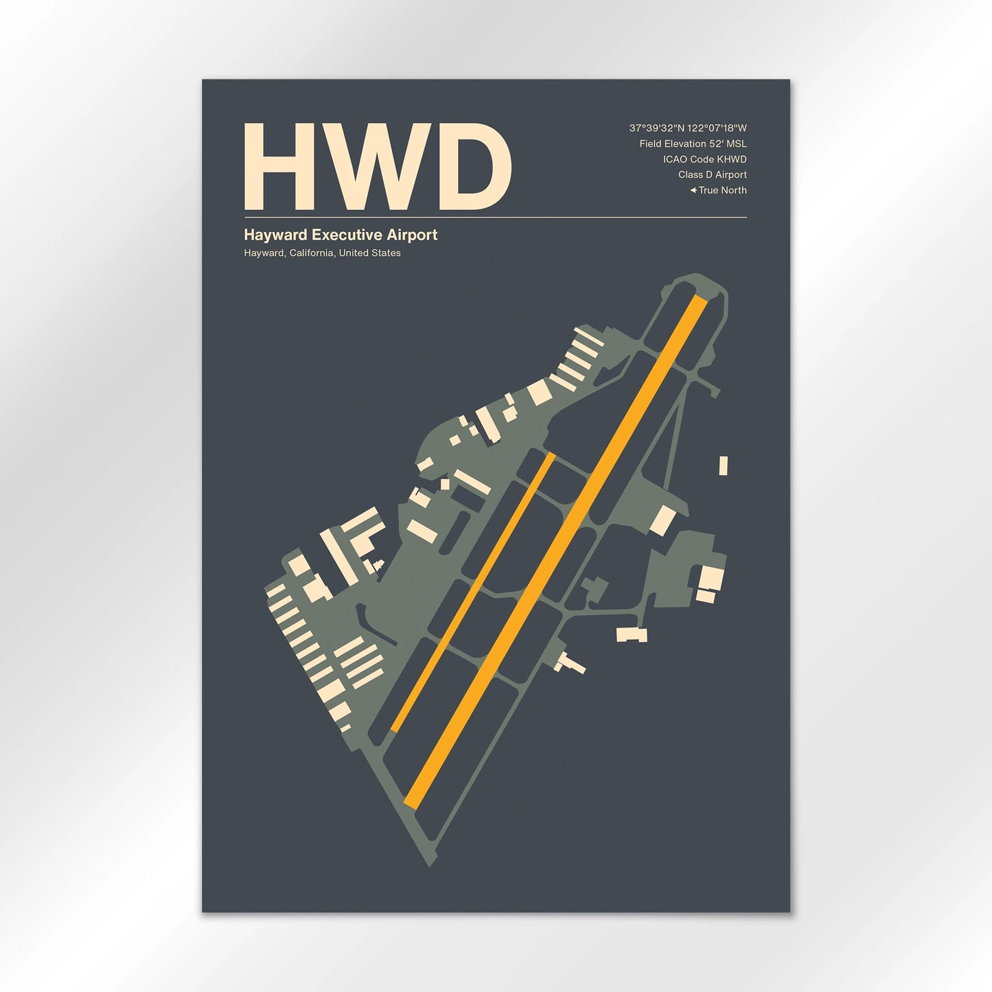 HWD Airport Diagram