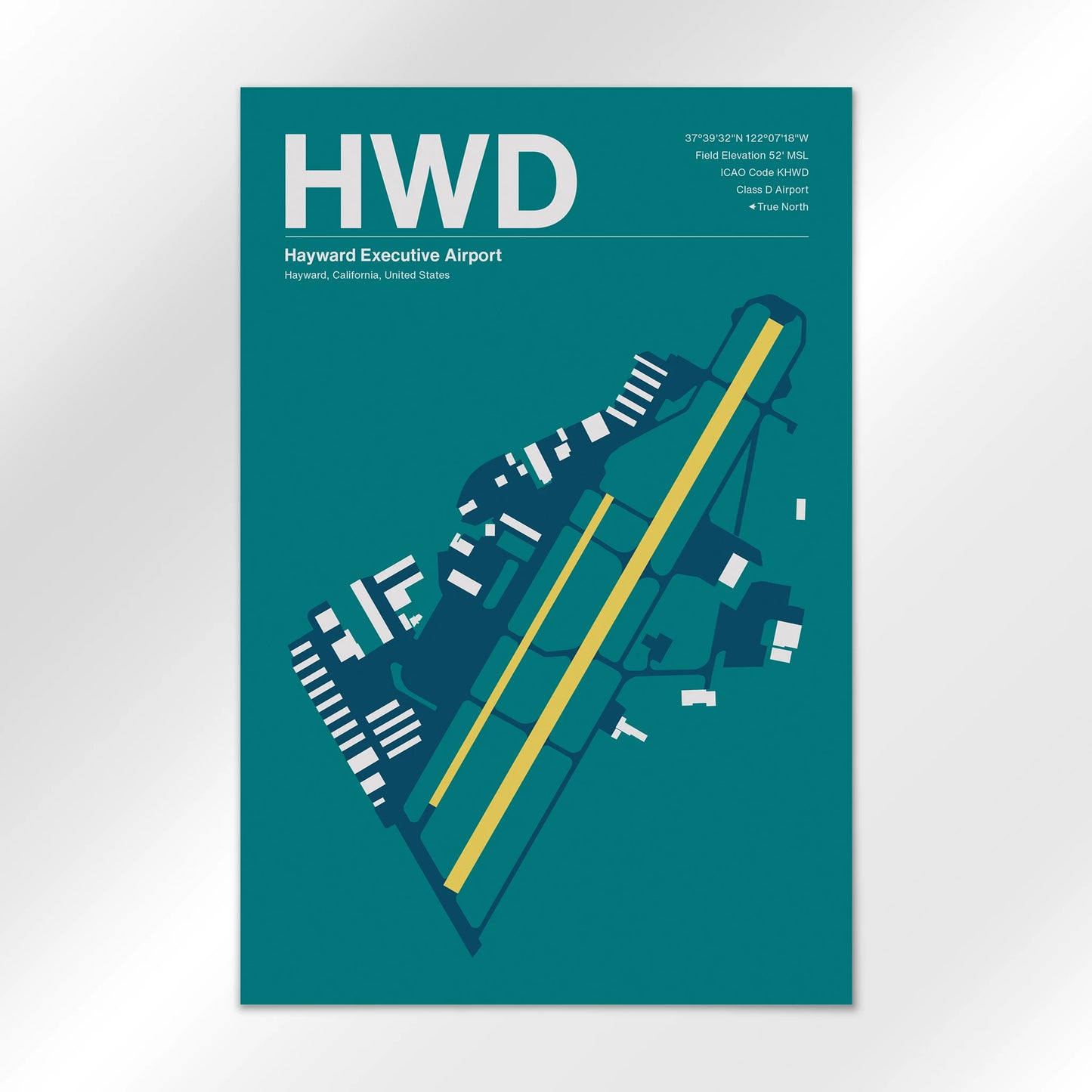 HWD Airport Diagram