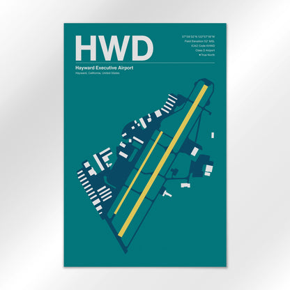 HWD Airport Diagram