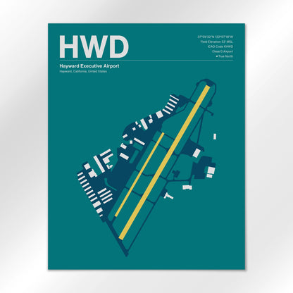 HWD Airport Diagram
