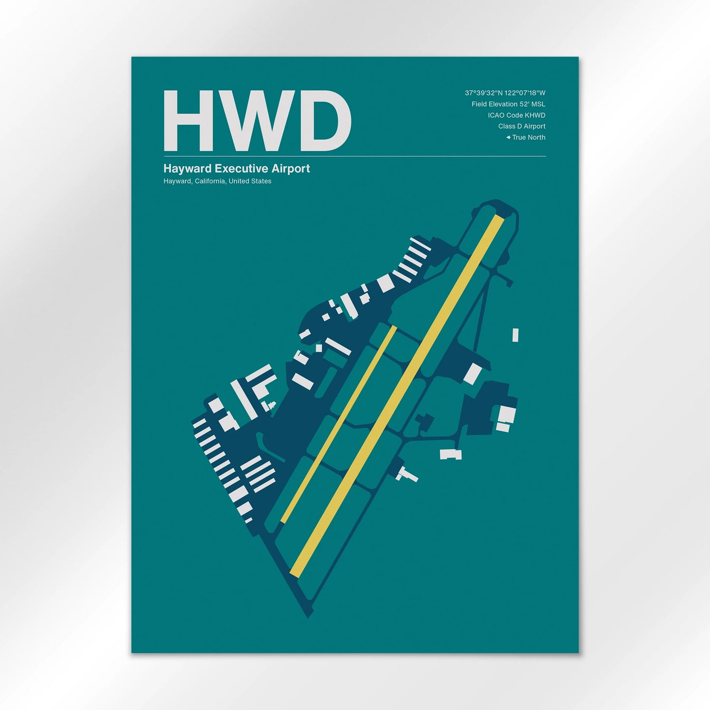 HWD Airport Diagram