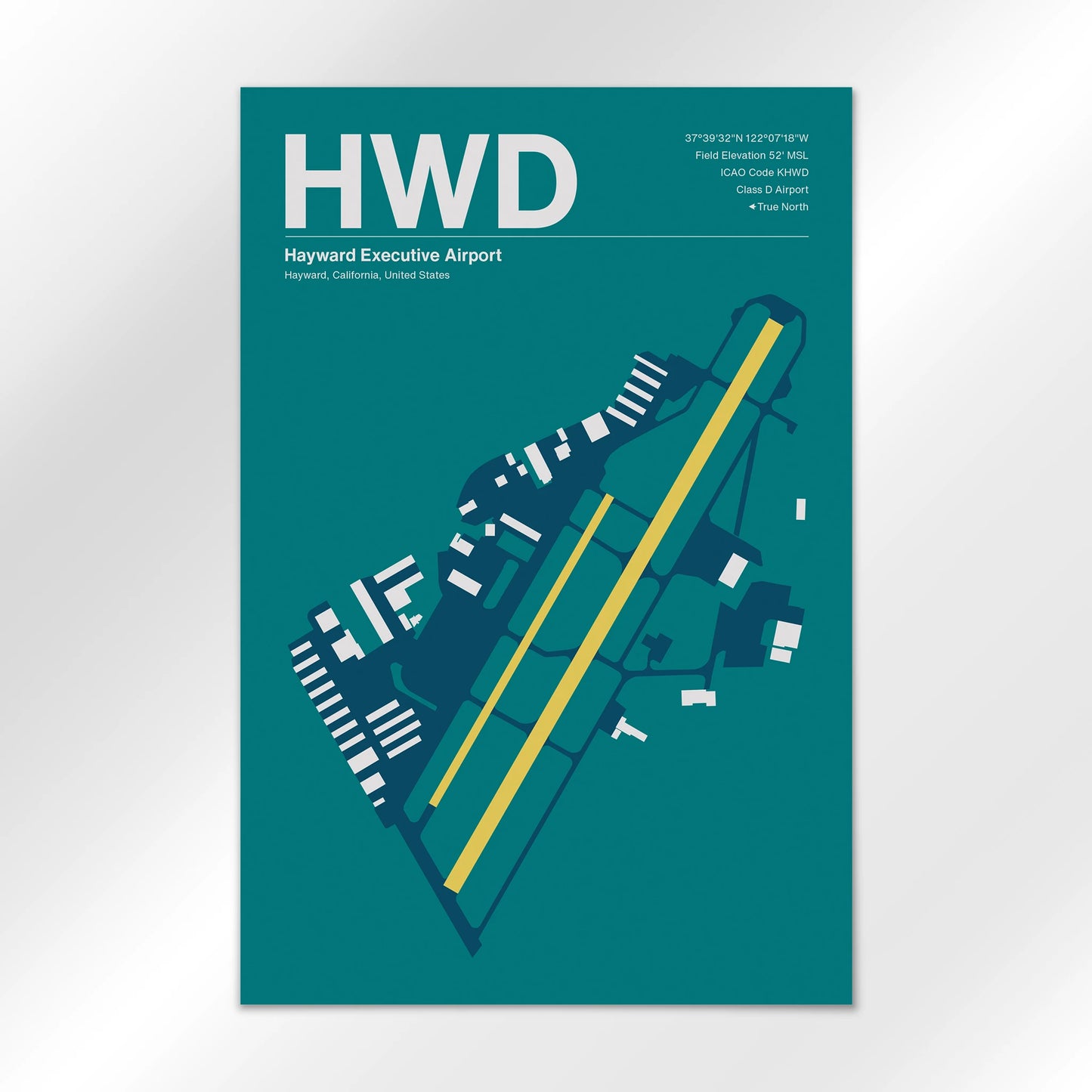 HWD Airport Diagram