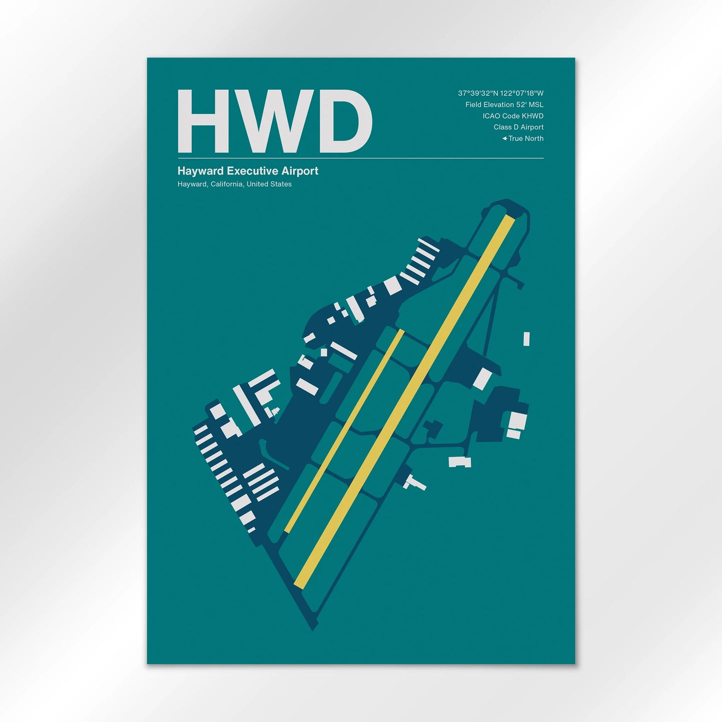 HWD Airport Diagram