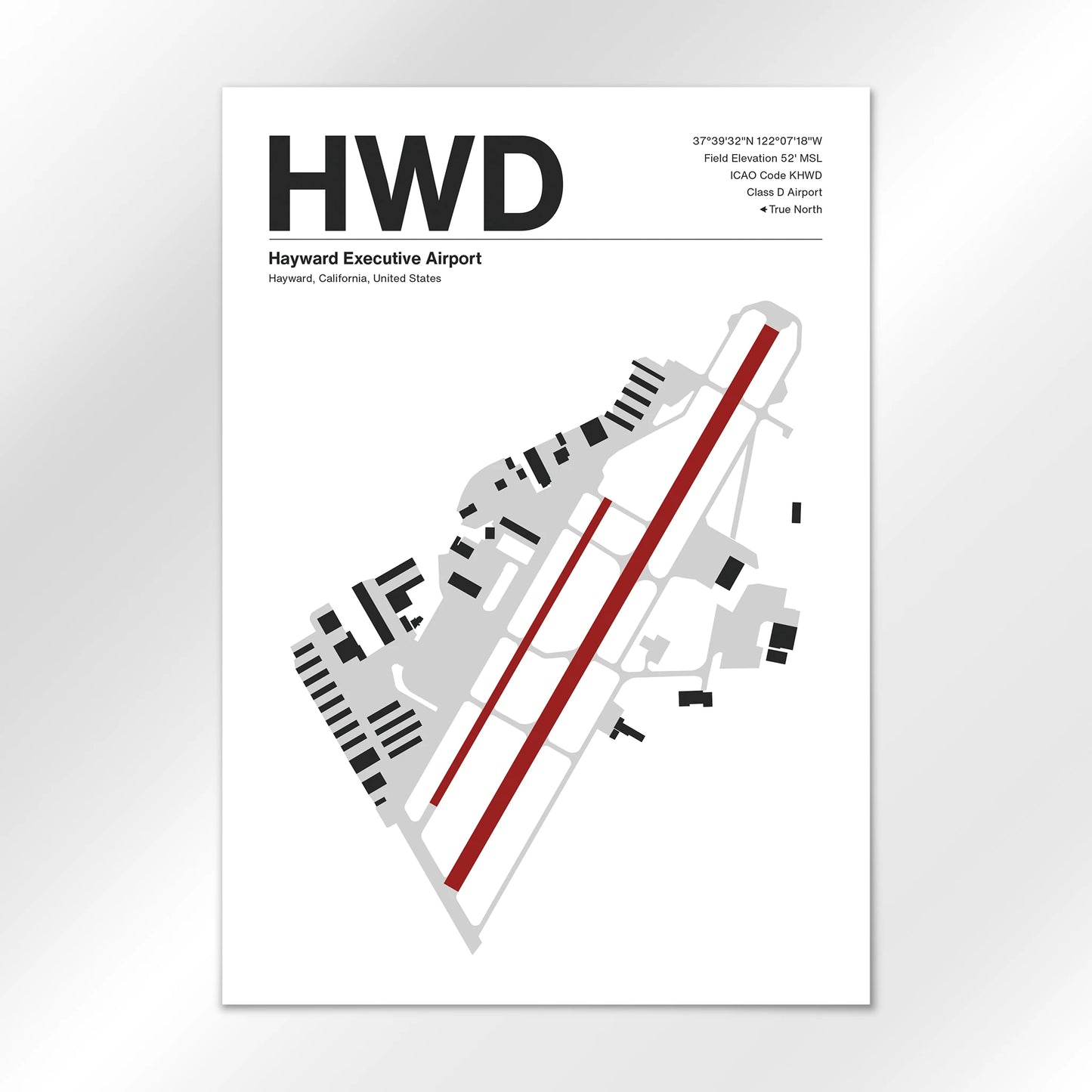 HWD Airport Diagram